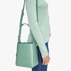 BNWT A.P.C. Virginie Small Bag - Jade Leather mint green